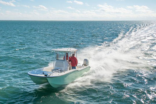 catamaran hull fishing boats